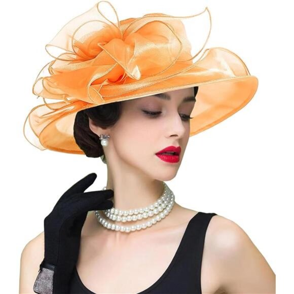 Women\'s Kentucky Hat Wide Brim Orange main image 5